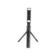 Vivitar - 36" Universal Selfie Stick Tripod, Dual Led Lights - Black Vivitar - 36" Universal Selfie Stick Tripod, Dual Led Lights - Black