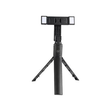 Vivitar - 36" Universal Selfie Stick Tripod, Dual Led Lights - Black