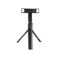 Vivitar - 36" Universal Selfie Stick Tripod, Dual Led Lights - Black Vivitar - 36" Universal Selfie Stick Tripod, Dual Led Lights - Black