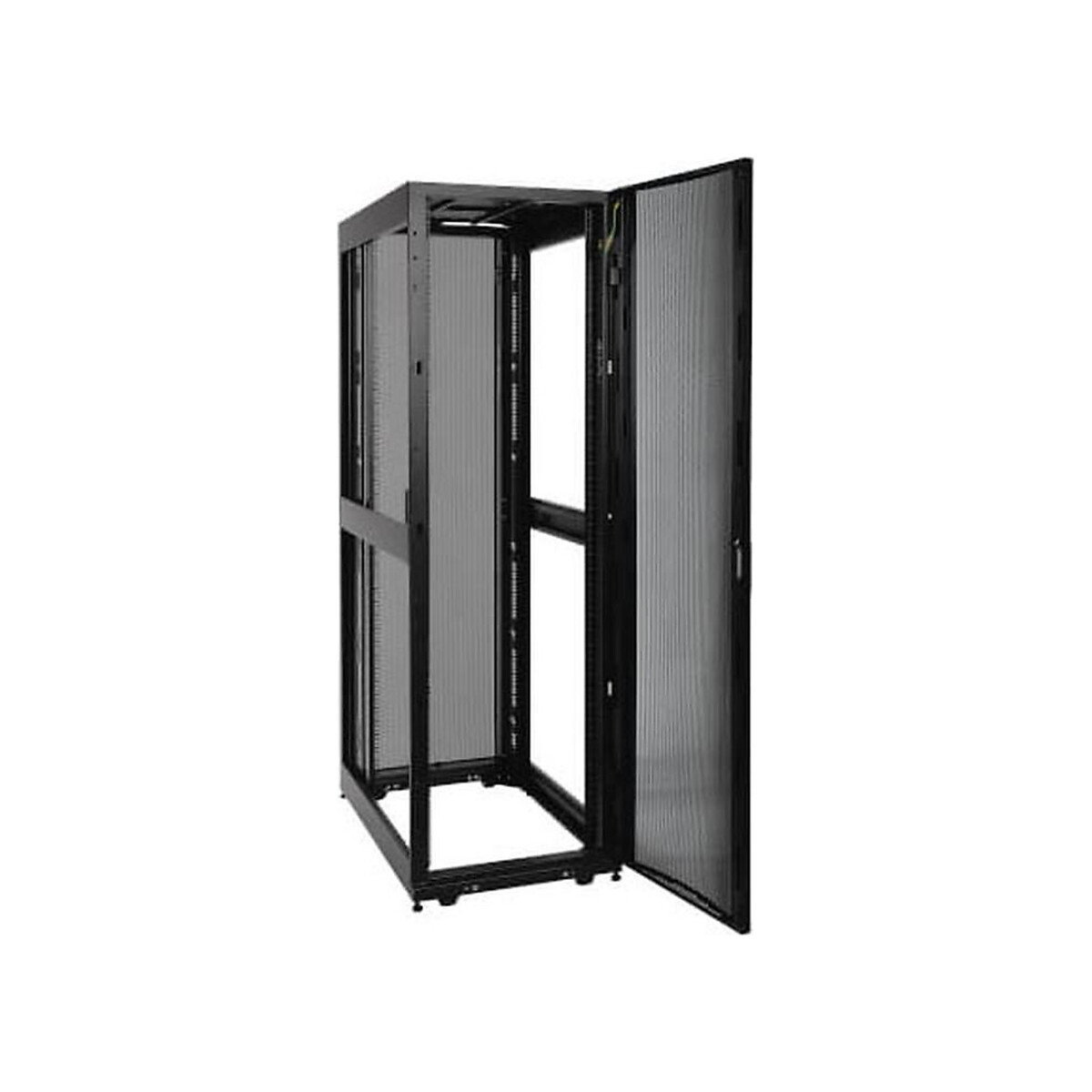 Tripp Lite - SmartRack 42U Standard-Depth Rack Enclosure Cabinet with Doors and Side Panels