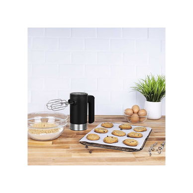 Kalorik - Cordless Electric 5-Spead Hand Mixer, Black