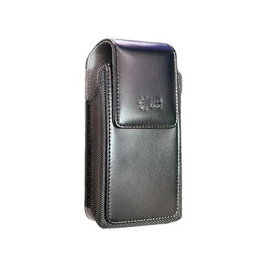 Case Logic - XXL Vertical Leather Case, Belt Holster Swivel Clip - Black
