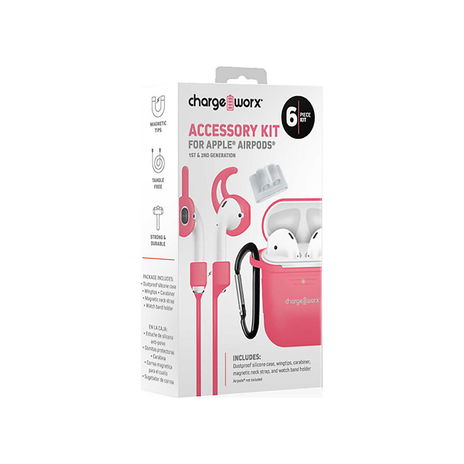 ChargeWorx - 6-Piece Accessory Kit for Apple AirPods