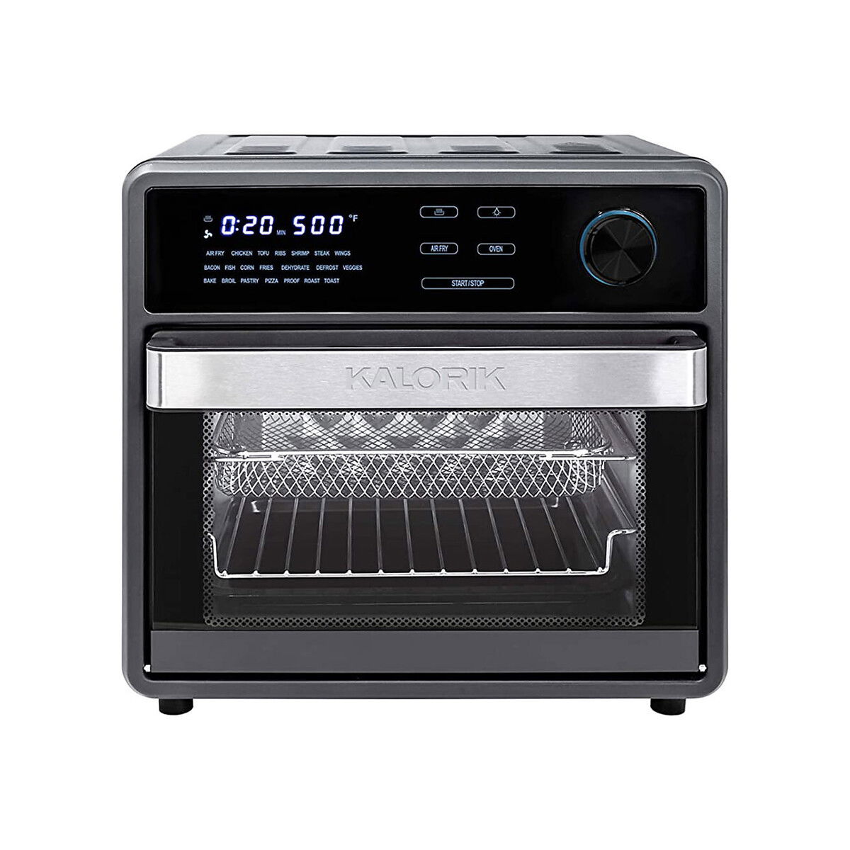 Kalorik - Digital Touch Air Fryer Toaster Oven, 16QT, Black