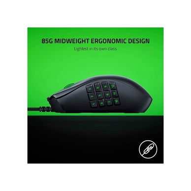 Razer - Naga X Wired Gaming Mouse, Black