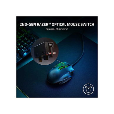 Razer - Naga X Wired Gaming Mouse, Black