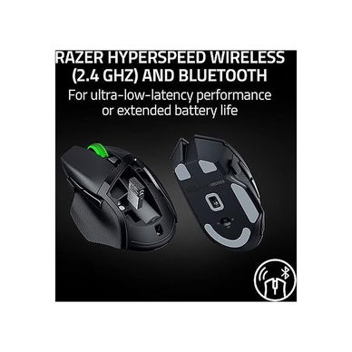 Razer - Basilisk V3 X HyperSpeed Wireless Gaming Mouse - Black