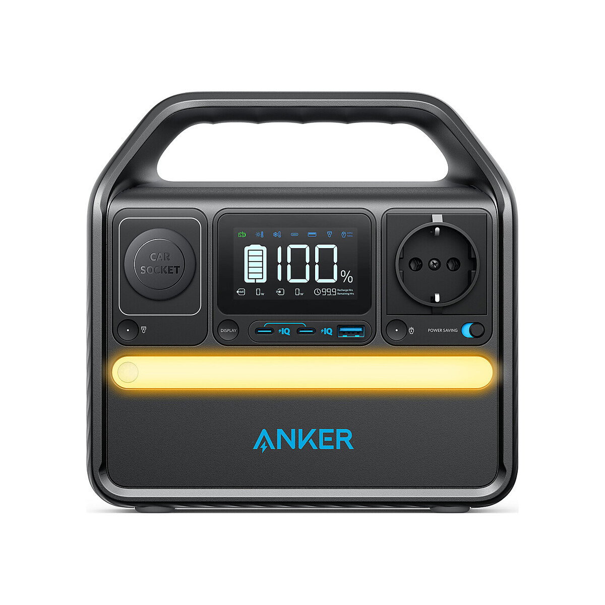 Anker - 522, Portable Power Station - 299Wh | 300W