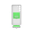 Samsung - Galaxy S22 Silicone Cover Case with Strap, White Samsung - Galaxy S22 Silicone Cover Case with Strap, White