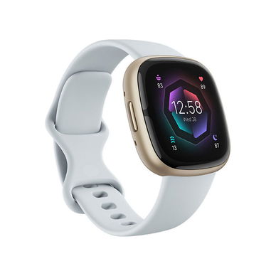 Fitbit - Sense 2 Advanced Health Smartwatch, Blue mist/Pale Gold