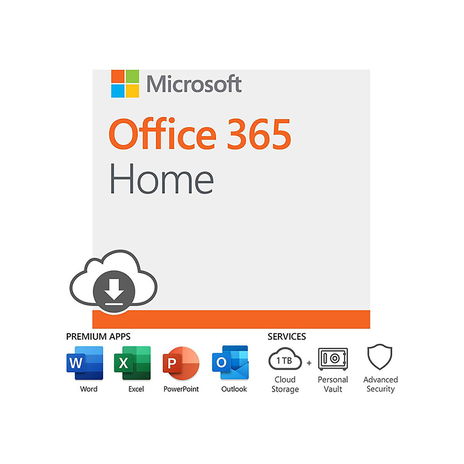 Office 365 Home, 1 Year Subscription, Upto 6 Users