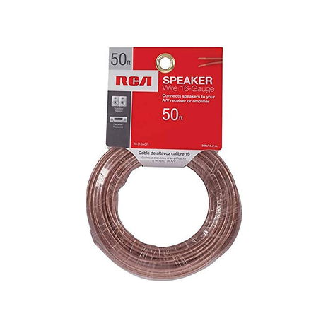 Speaker Wire, 16-Gauge, 50 ft