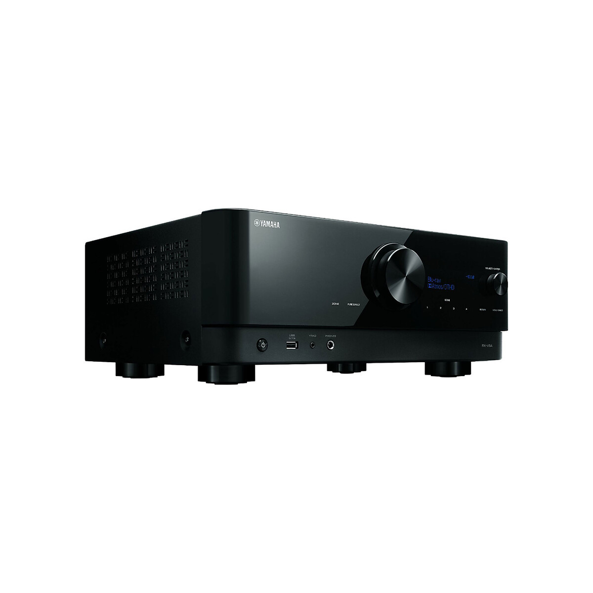 Yamaha - RX-V6A 7.2-channel AV Receiver with 8K HDMI and MusicCast - Black