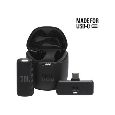 JBL - Quantum Stream Wireless USB-C - Wearable Wireless Streaming Microphone