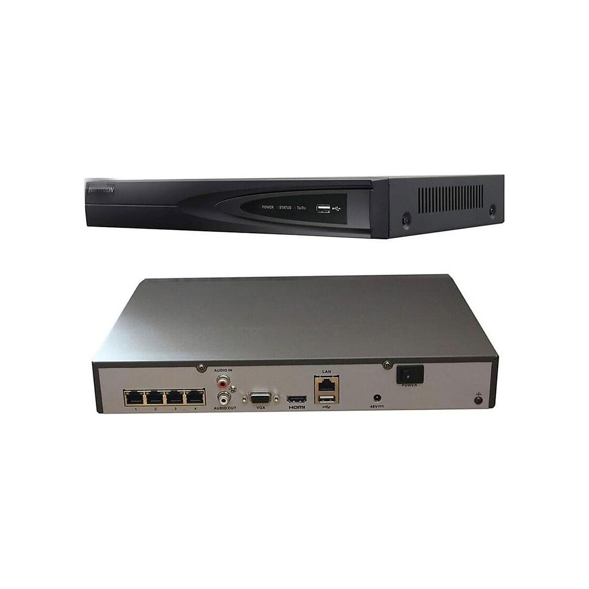 Hikvision - NVR, 4 Channel, PoE, 1 SATA
