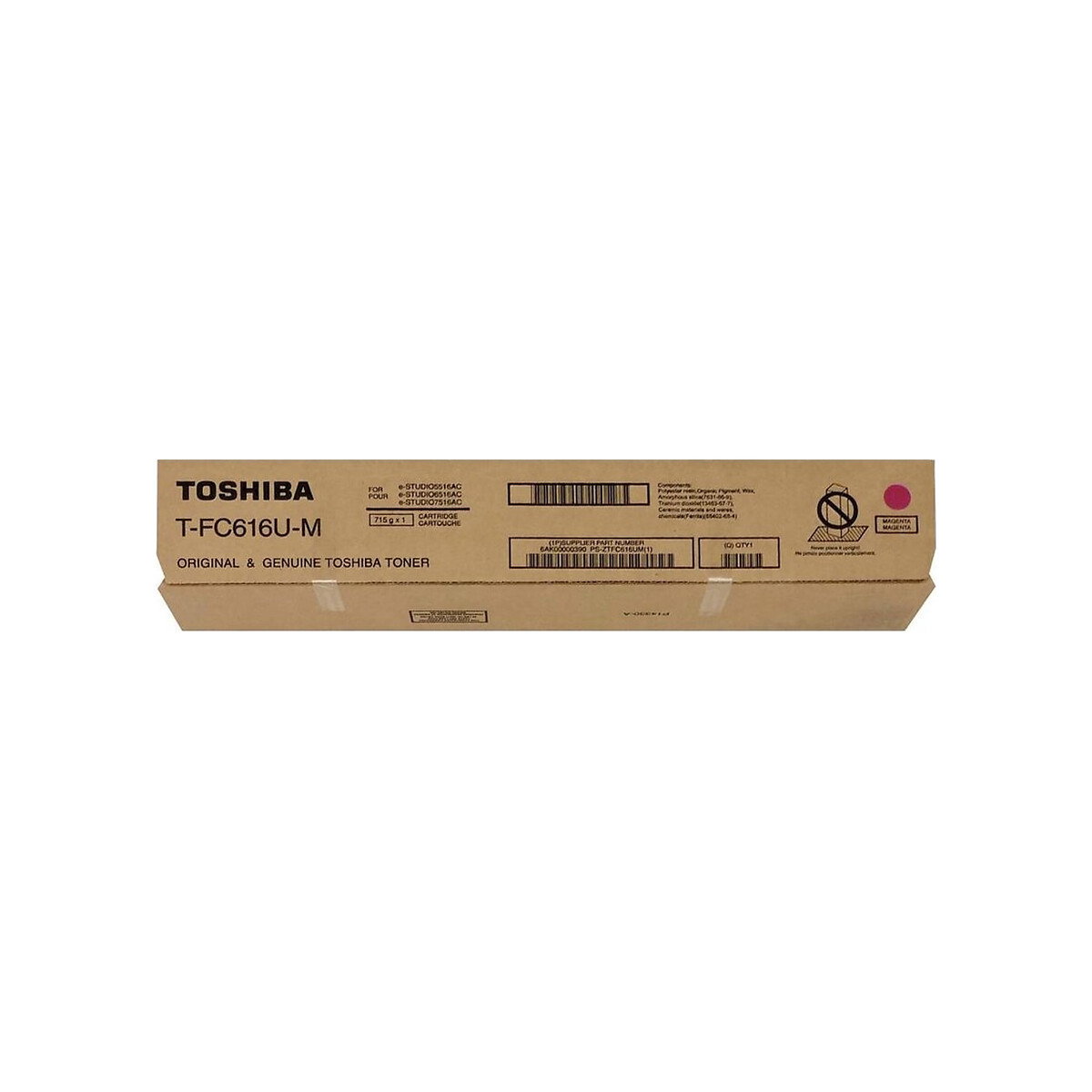 Toshiba - Original Laser Toner Cartridge TFC616UM - Magenta