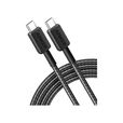 Anker - 322 USB-C to USB-C Cable - Black Anker - 322 USB-C to USB-C Cable - Black