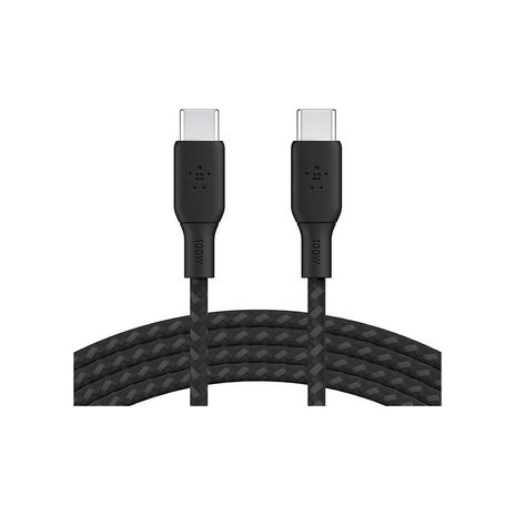 Belkin - BoostCharge USB-C to USB-C Cable, 2m, 100W - Black