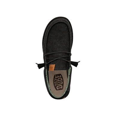WALLY WASHED CANVAS BLK/BLK