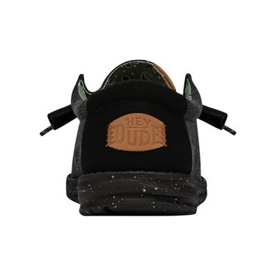 WALLY WASHED CANVAS BLK/BLK