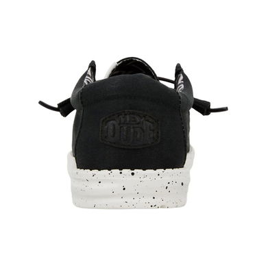 WALLY WASHED CANVAS BLK/BLK