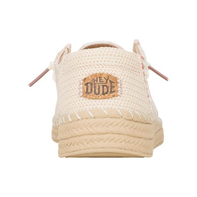 WENDY ESPADRILLE RETRO PALM PLP/WHT