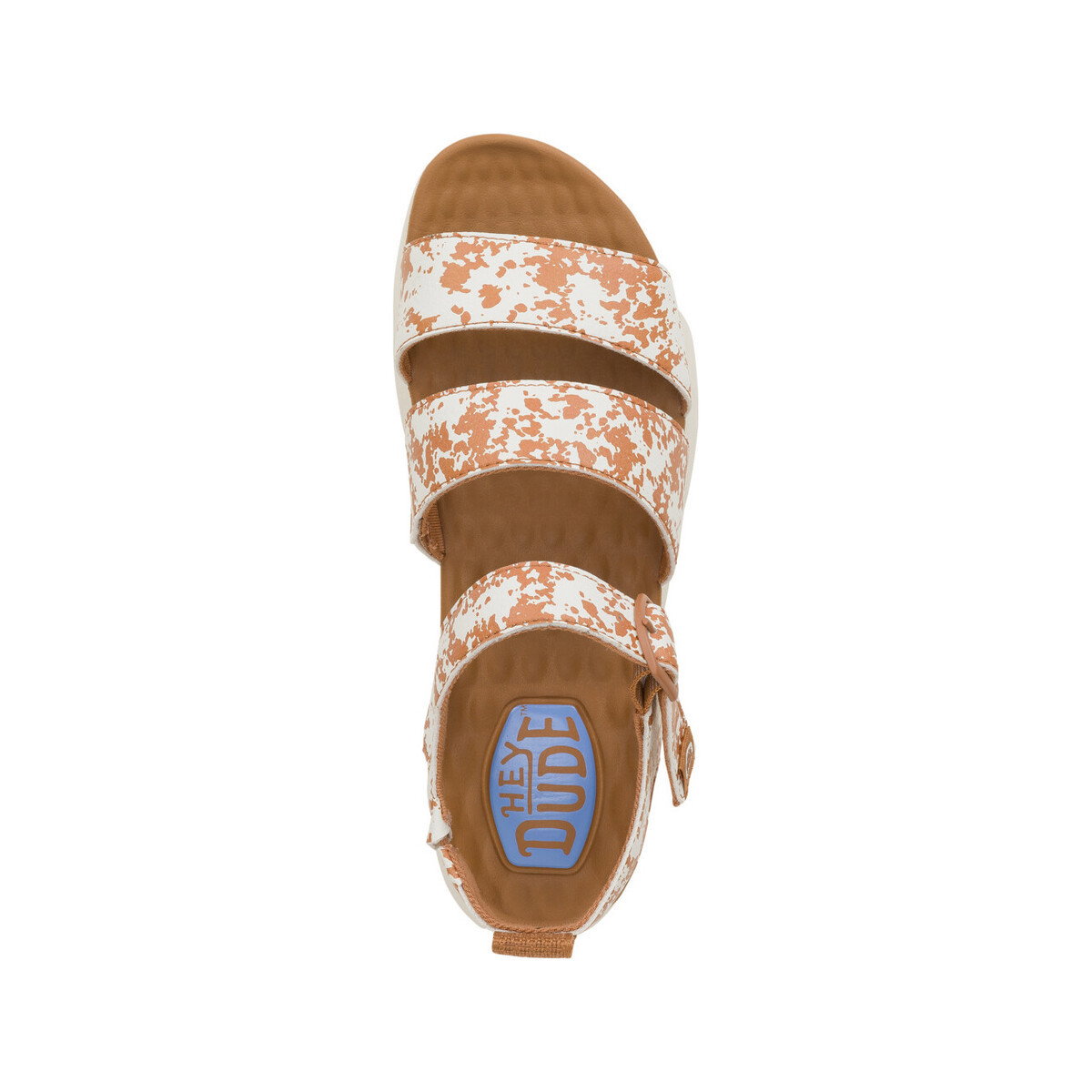 DELRAY BUCKLE ANIMAL TAN/WHI