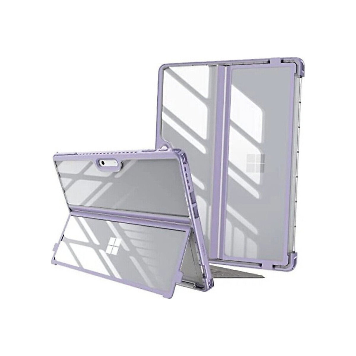 Amazon - Hard Case for 13" Microsoft Surface Pro 11-10-9, Shockproof Folio Rugged