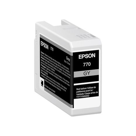 Epson - 770 UltraChrome PRO10 Gray Ink Cartridge