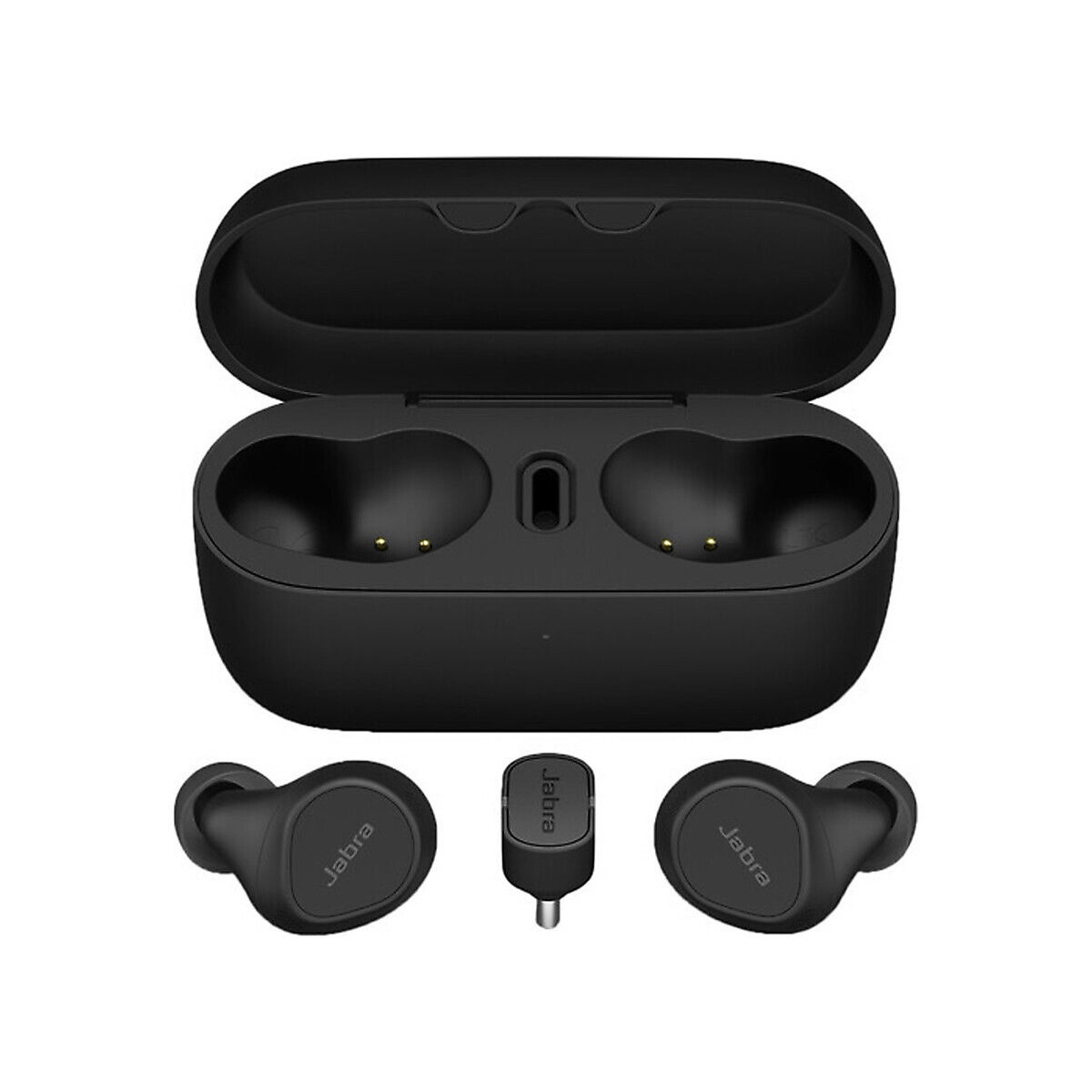 Jabra - Evolve2 Buds USB-C UC Earbuds with USB-C Bluetooth Dongle