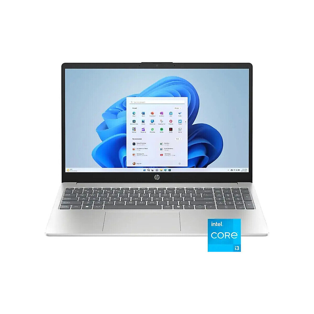 HP - 15.6" Touch-Screen Laptop, i3, 8GB, 256GB SSD - Natural Silver
