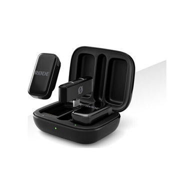 RODE - Wireless Micro 2-Person Ultracompact Wireless Microphone System with USB-C Connector 2.4 GHz - Black