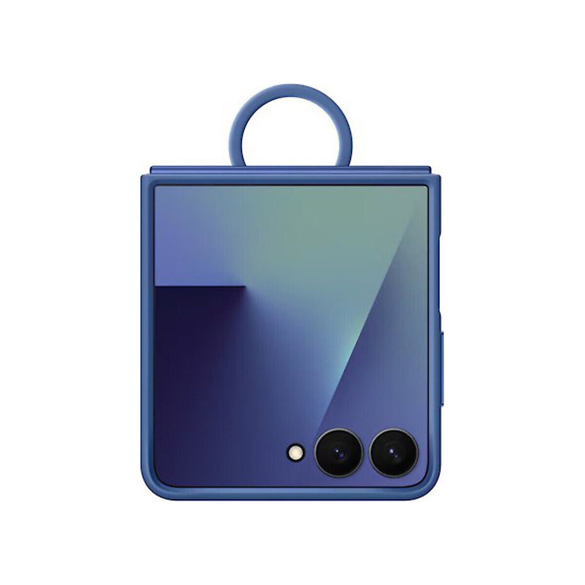 Samsung - Galaxy Z Flip7 Ring Silicon Case - Blue