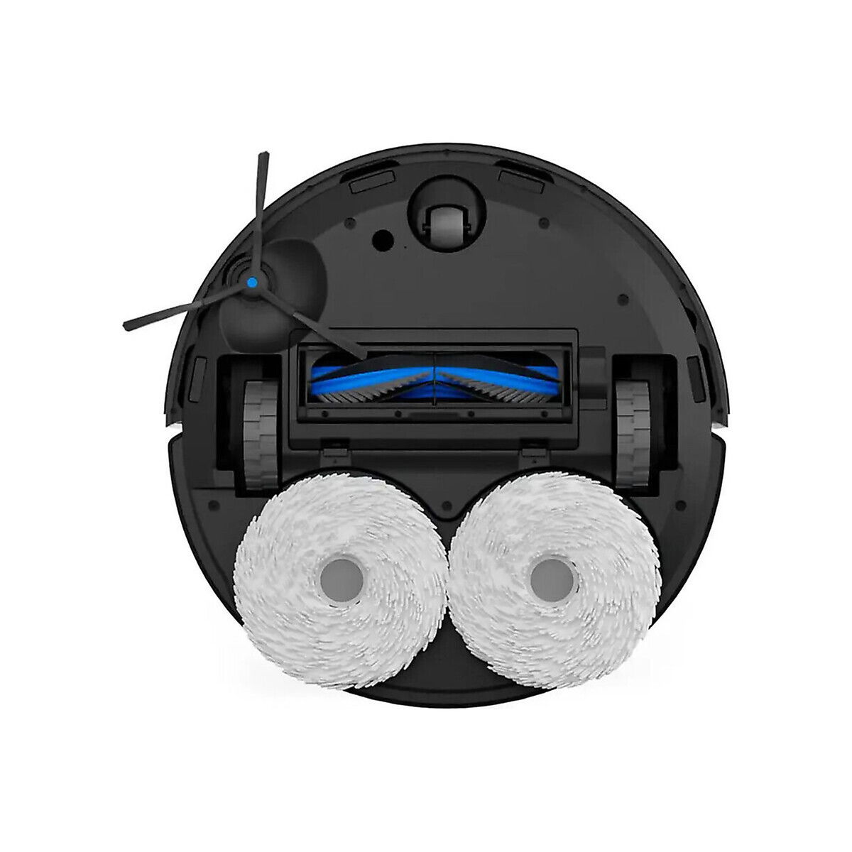ECOVACS - Robotics, N30 PRO OMNI Robot Vacuum & Spinning Mop with Auto-Cleaning Station - Black