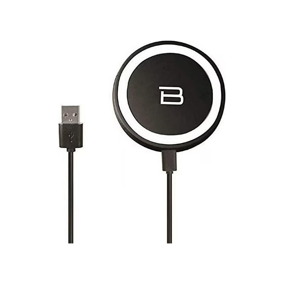 Bytech - 15W Tech Bits Universal Wireless Charger Pad - Black