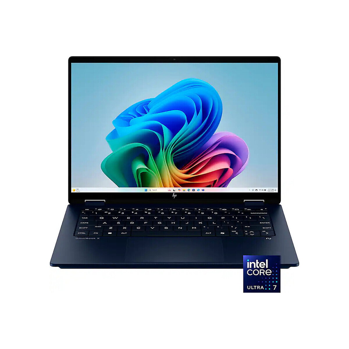 HP - OmniBook X Flip, 2-in-1, Copilot+ PC,14", 2K TouchScreen Laptop, Intel Core Ultra 7, 16GB, 1TB SSD - Atmospheric Blue