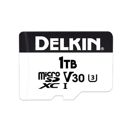 Delkin Devices - 1TB Hyperspeed UHS-I SDXC Memory Card with SD Adapter