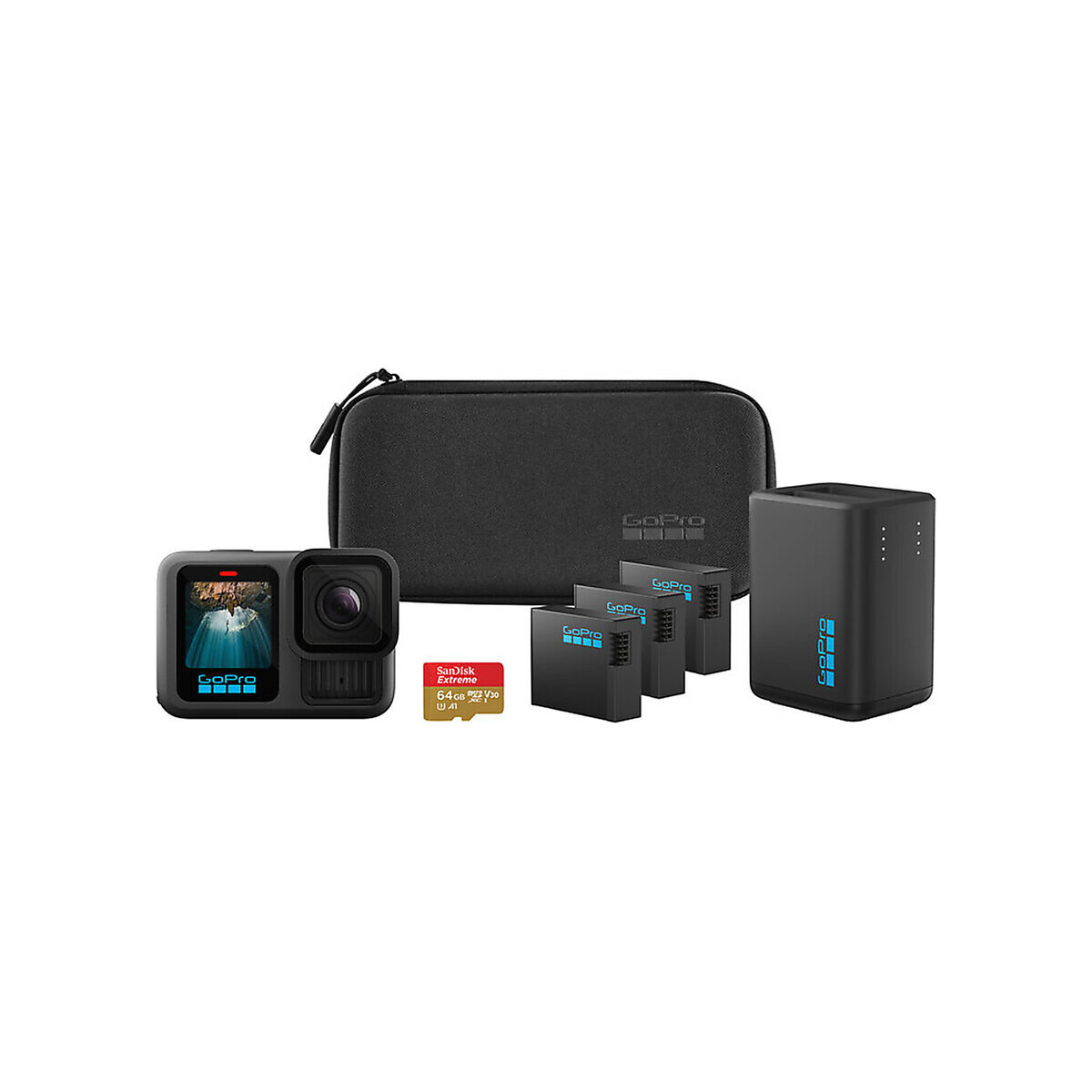 GoPro - HERO13 Black Extended Power Bundle - Black