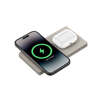 Belkin - BoostCharge Pro 2-in-1 Wireless Charging Pad with Official MagSafe Charging 15W