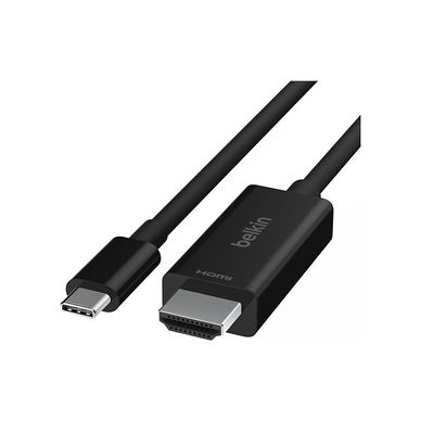 Belkin - Boost Charge USB-C to Lightning Cable, 1m - Black