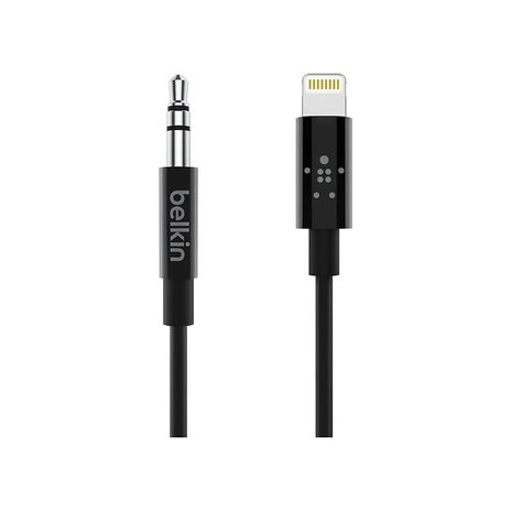Belkin - Lightning to Aux Audio Cable - Black