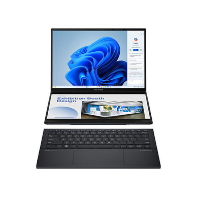 ASUS - 14" Zenbook Duo, Multi-Touch Laptop, 32GB, 1TB - Gray
