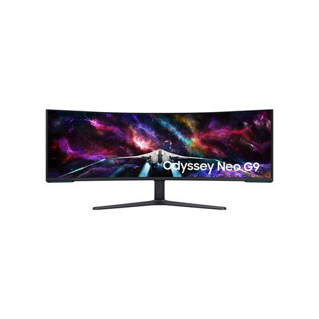 Samsung - Odyssey Neo G9 Dual 4K HDR 240 Hz, Curved Ultrawide Gaming Monitor