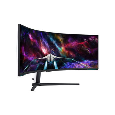 Samsung - Odyssey Neo G9 Dual 4K HDR 240 Hz, Curved Ultrawide Gaming Monitor