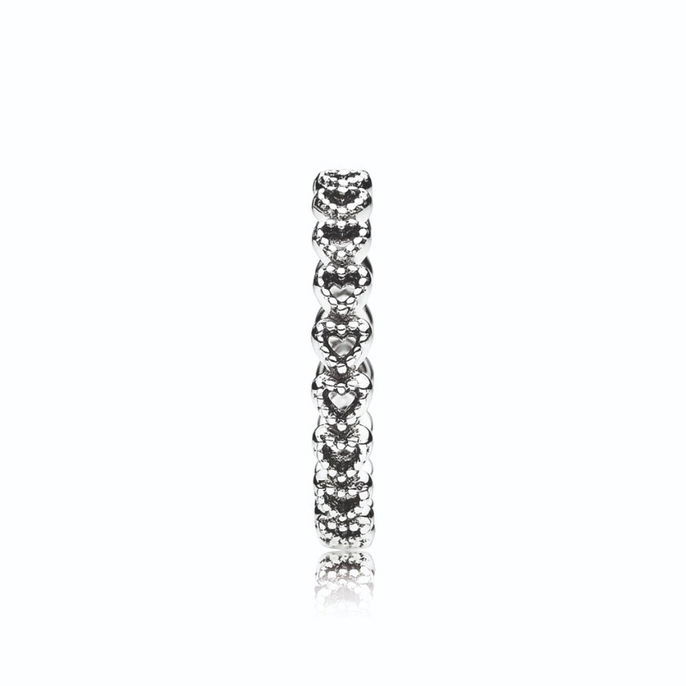 Band Of Hearts Ring Sterling Silver