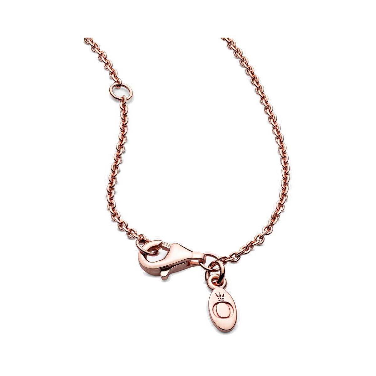 Classic Cable Chain Necklace 14K Rose Gold Plating