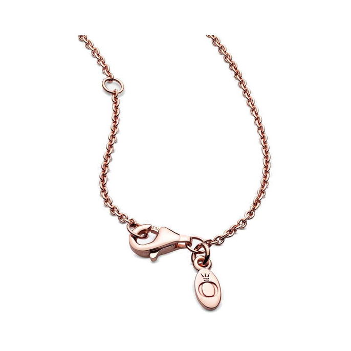 Classic Cable Chain Necklace 14K Rose Gold Plating