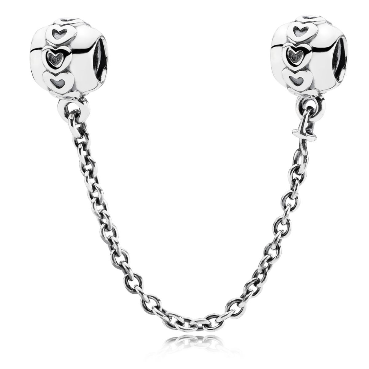 Band Of Hearts Safety Chain Charm