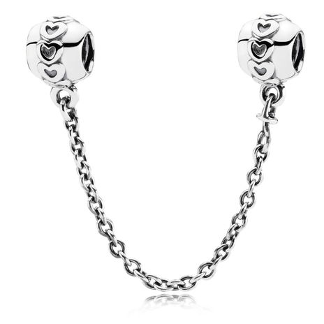 Band Of Hearts Safety Chain Charm