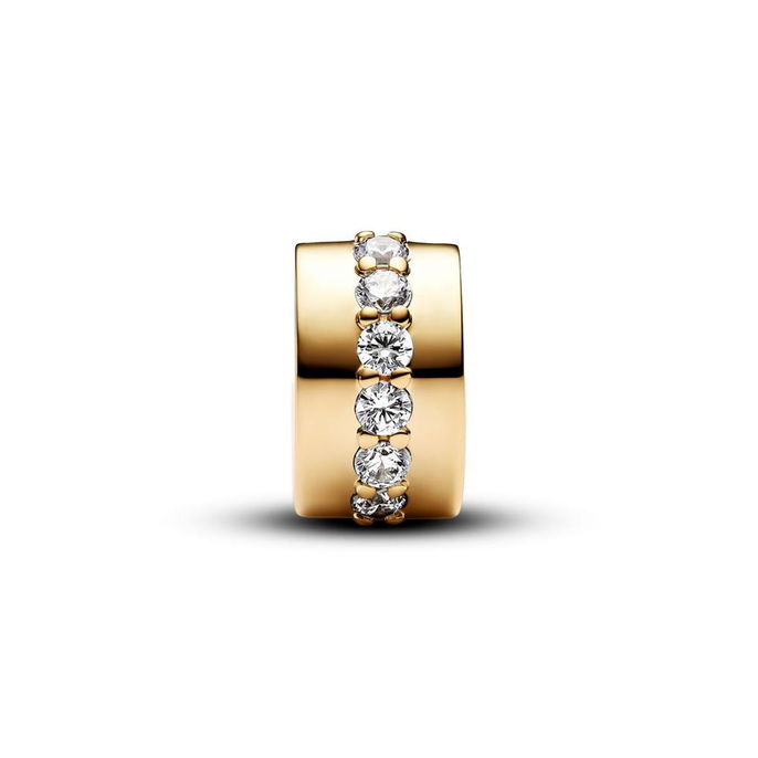 Clear Sparkling Row Clip Charm #761972C01 Clear Sparkling Row Clip Charm #761972C01